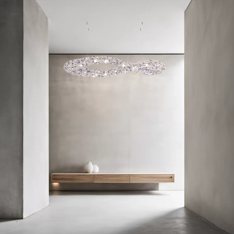 Modern crystal chandelier deep sky by Manooi