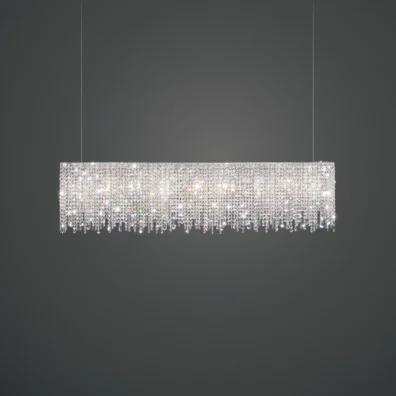 Linea crystal chandelier