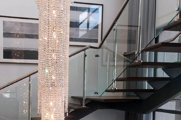 manooi staircase chandelier ideas