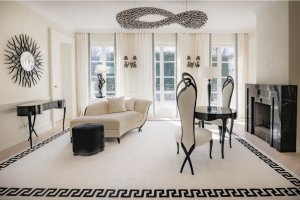 Infinity crystal chandelier by Manooi
