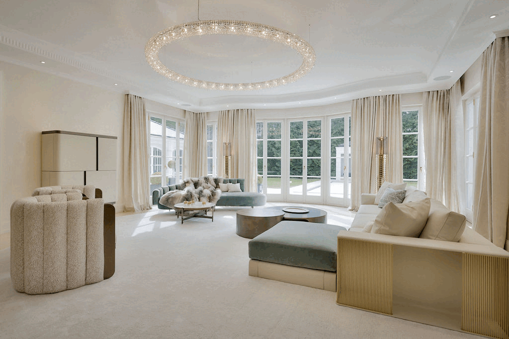 Crystal chandelier by Manooi gif